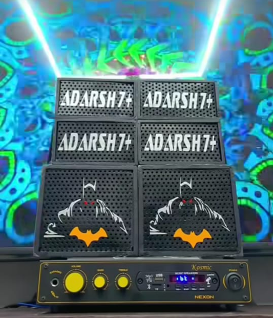 MINI DJ SETUP BLACK Edition (ONLY SPEAKERS )