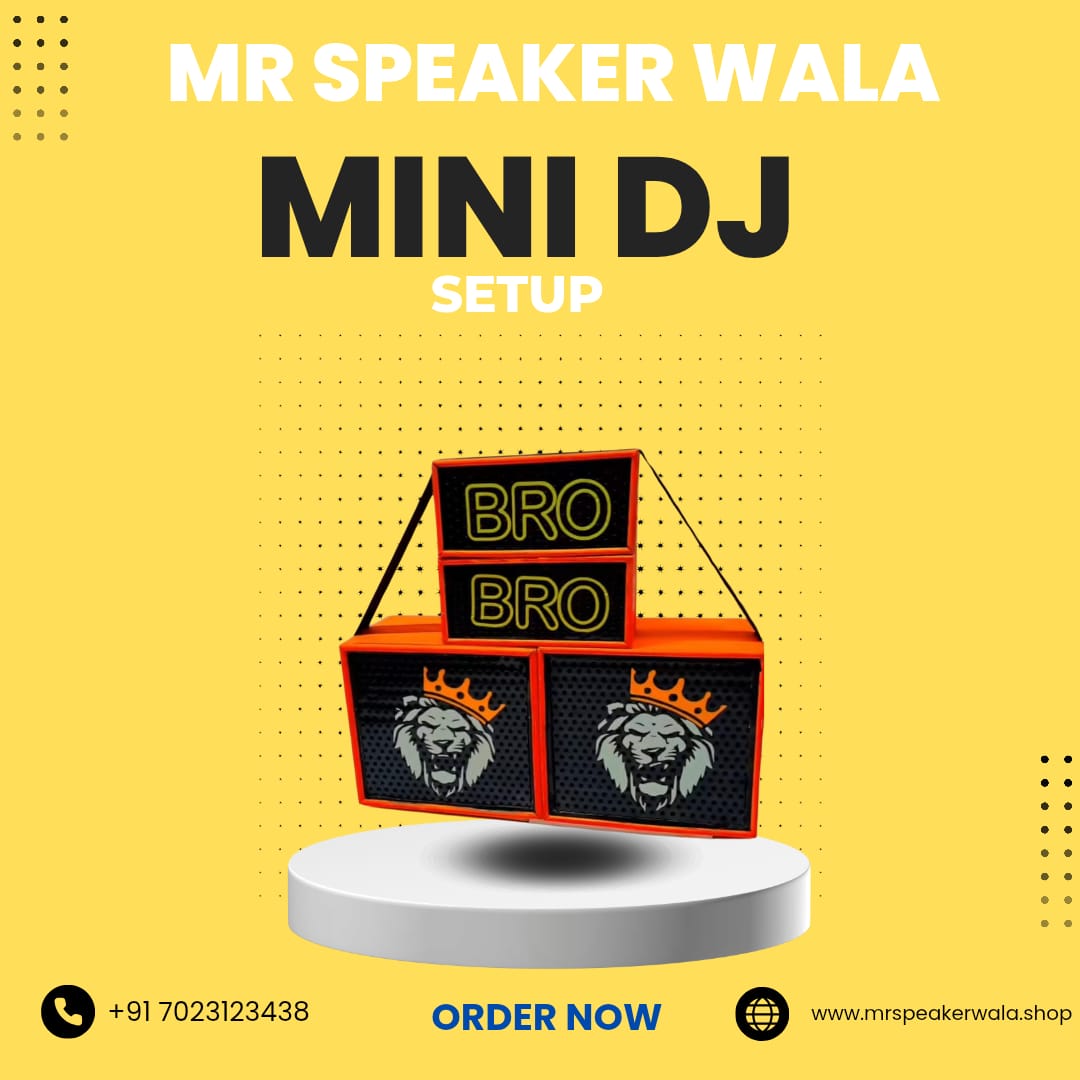 Mini DJ Sound System – BRO Edition