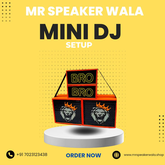 Mini DJ Sound System – BRO Edition